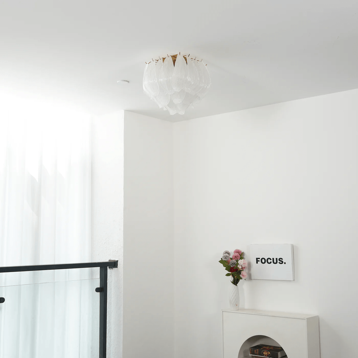 Darnelena Glass Ceiling Light-Moonnatur