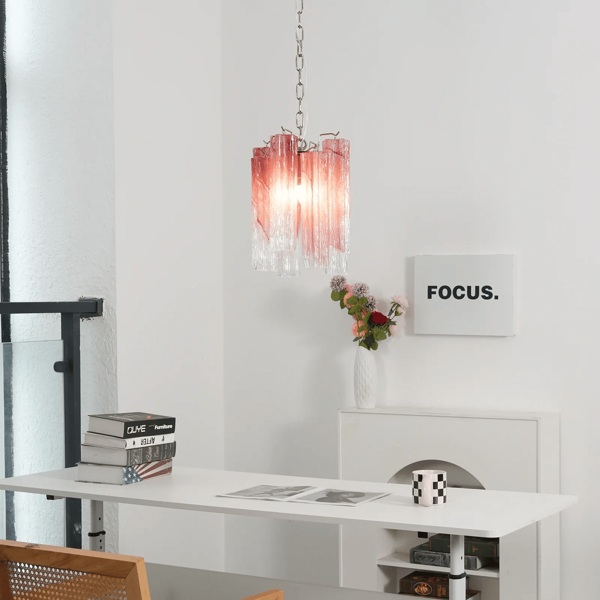Corenenna Glass Chandelier-Moonnatur