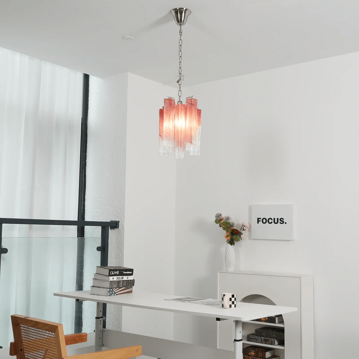 Corenenna Glass Chandelier-Moonnatur