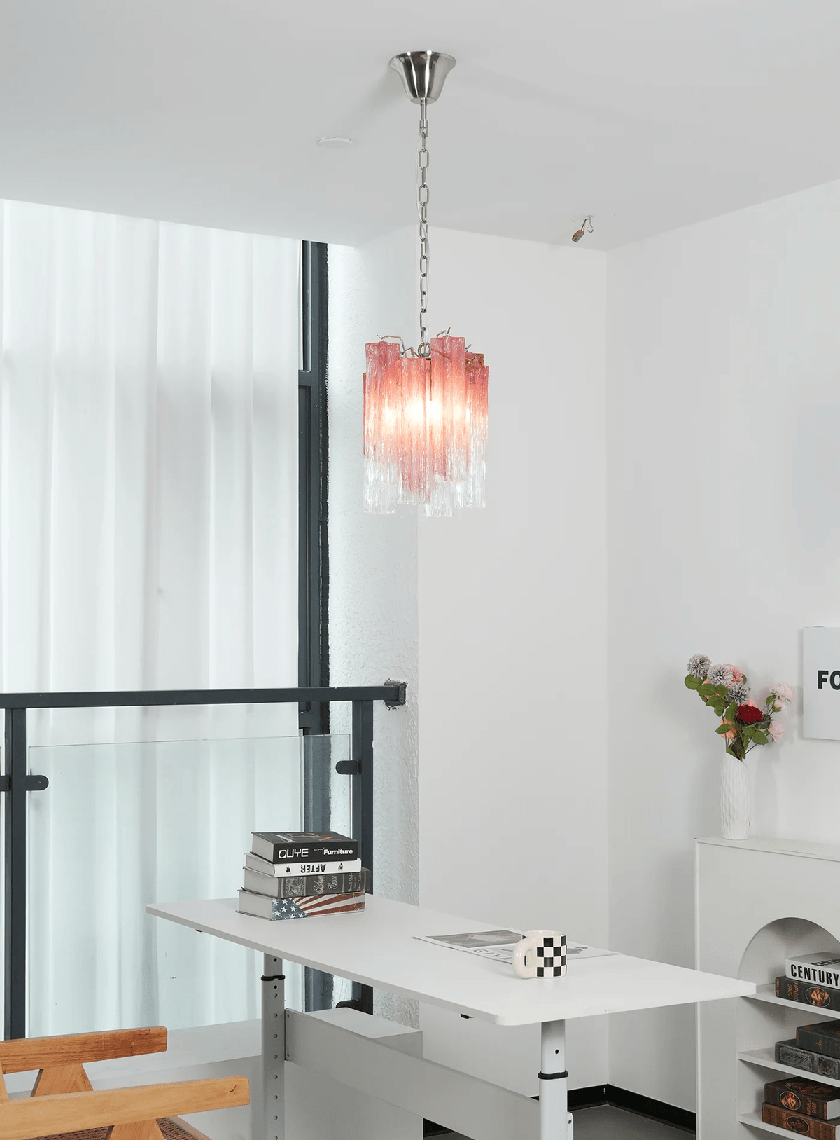 Corenenna Glass Chandelier-Moonnatur