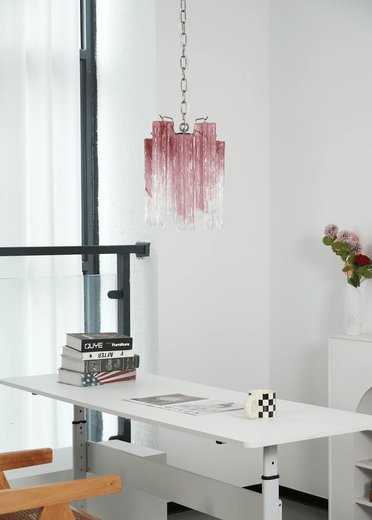 Corenenna Glass Chandelier-Moonnatur