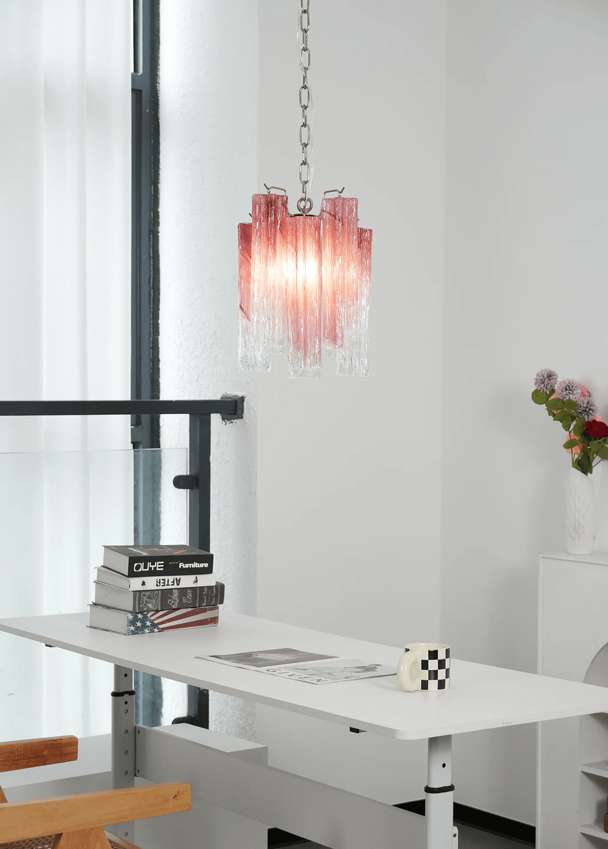 Corenenna Glass Chandelier-Moonnatur