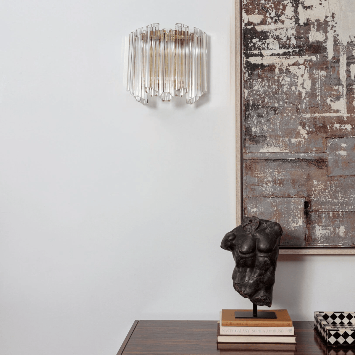 Edrenis Glass Wall Light-Moonnatur