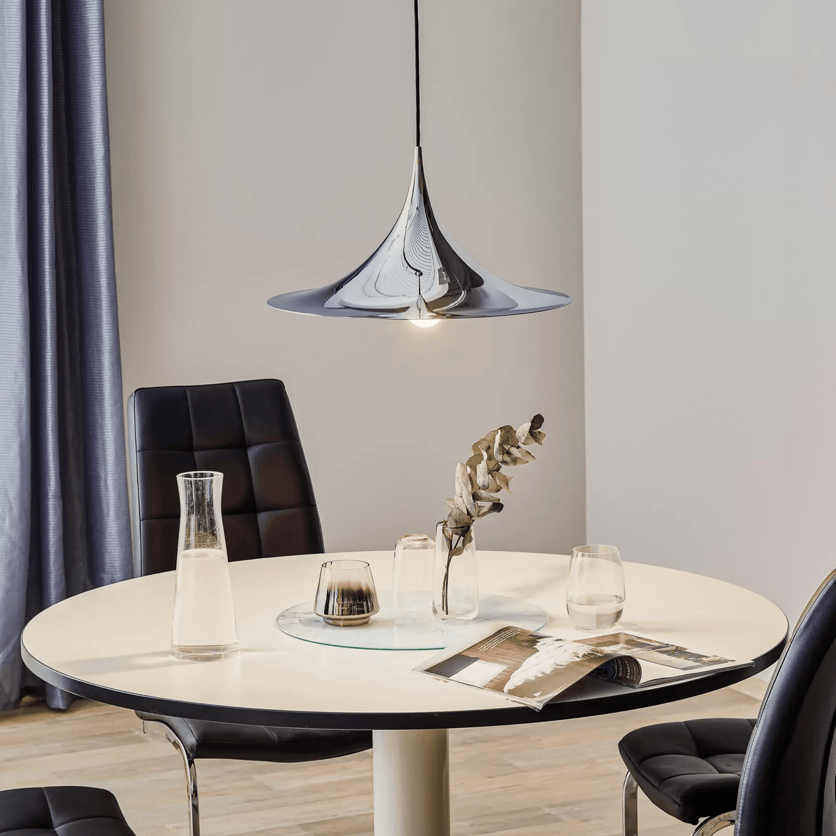 Jarnelle Steel Pendant Light-Moonnatur