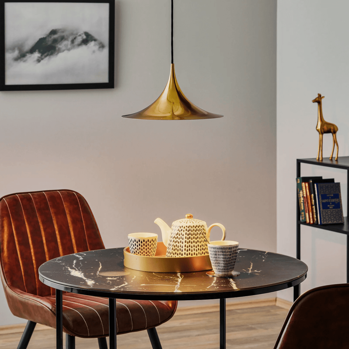 Jarnelle Steel Pendant Light-Moonnatur