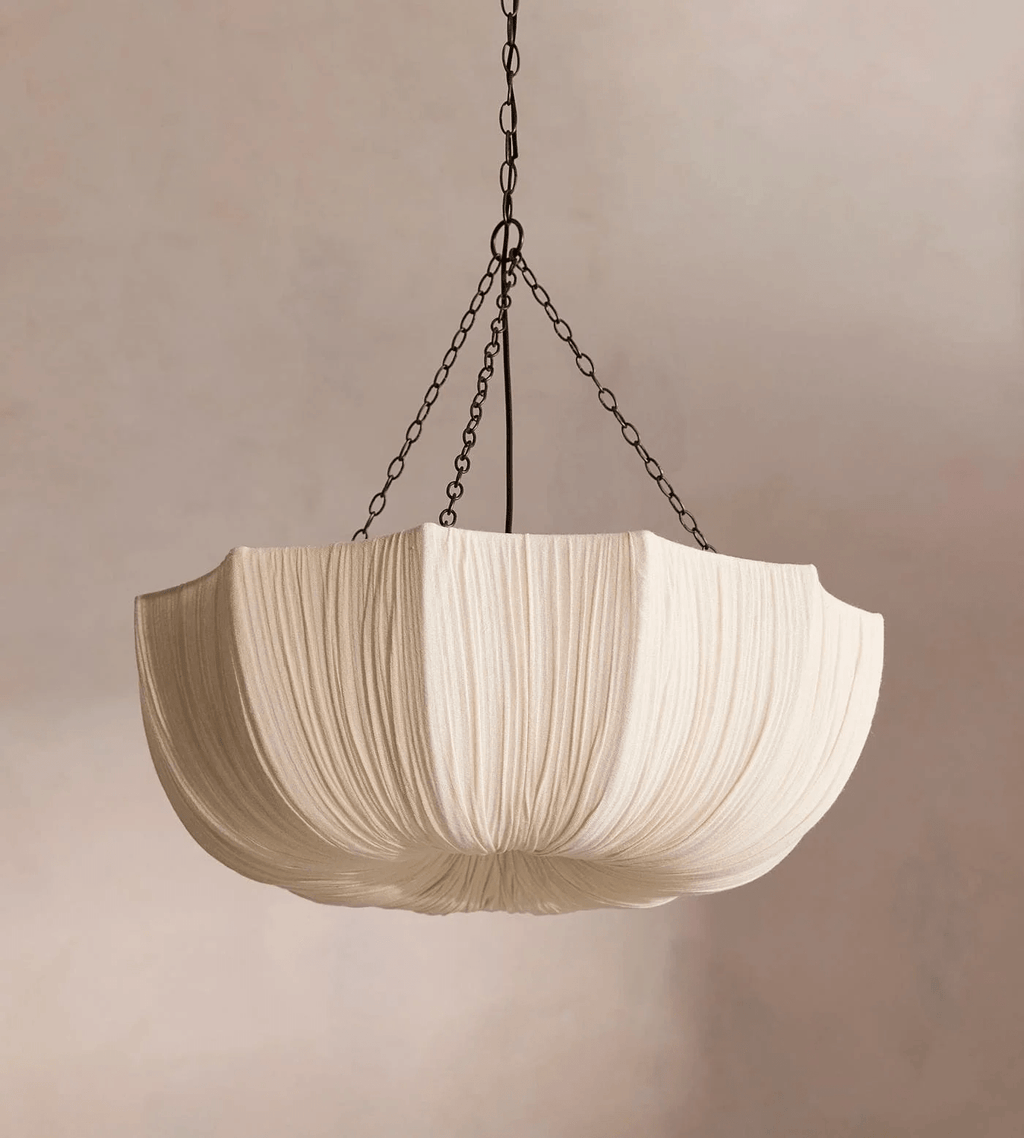 Ulvenera Fabric Pendant Light-Moonnatur