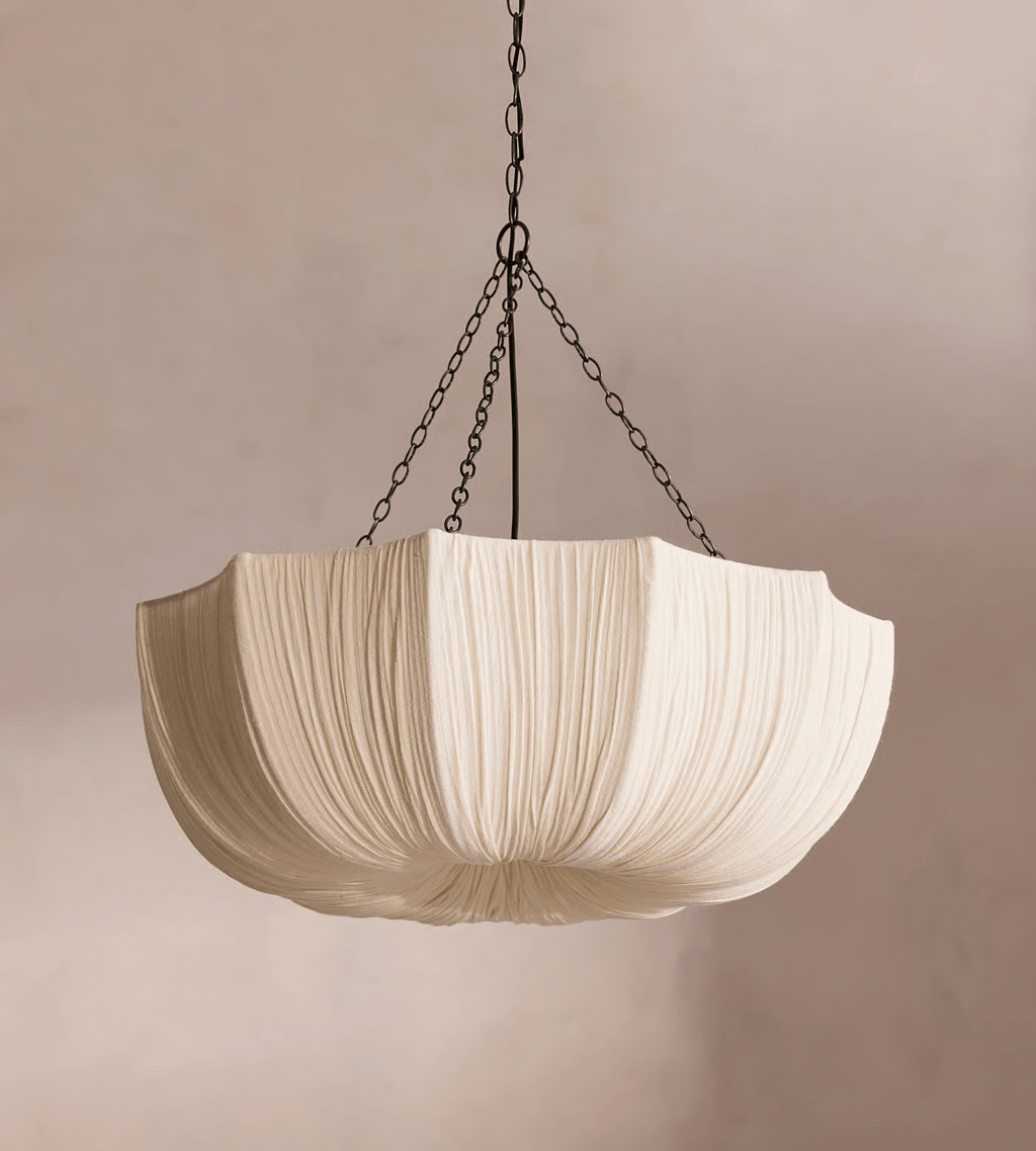 Ulvenera Fabric Pendant Light-Moonnatur