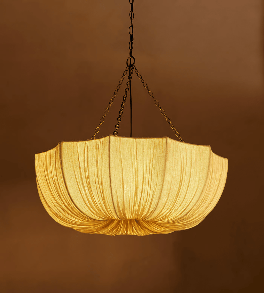 Ulvenera Fabric Pendant Light-Moonnatur
