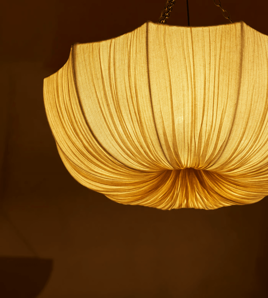 Ulvenera Fabric Pendant Light-Moonnatur