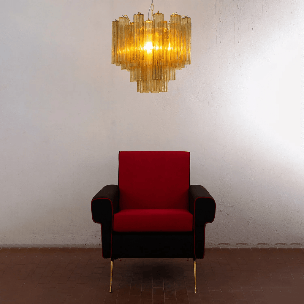 Brevenhill Glass Chandelier-Moonnatur