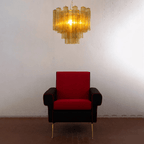 Brevenhill Glass Chandelier-Moonnatur