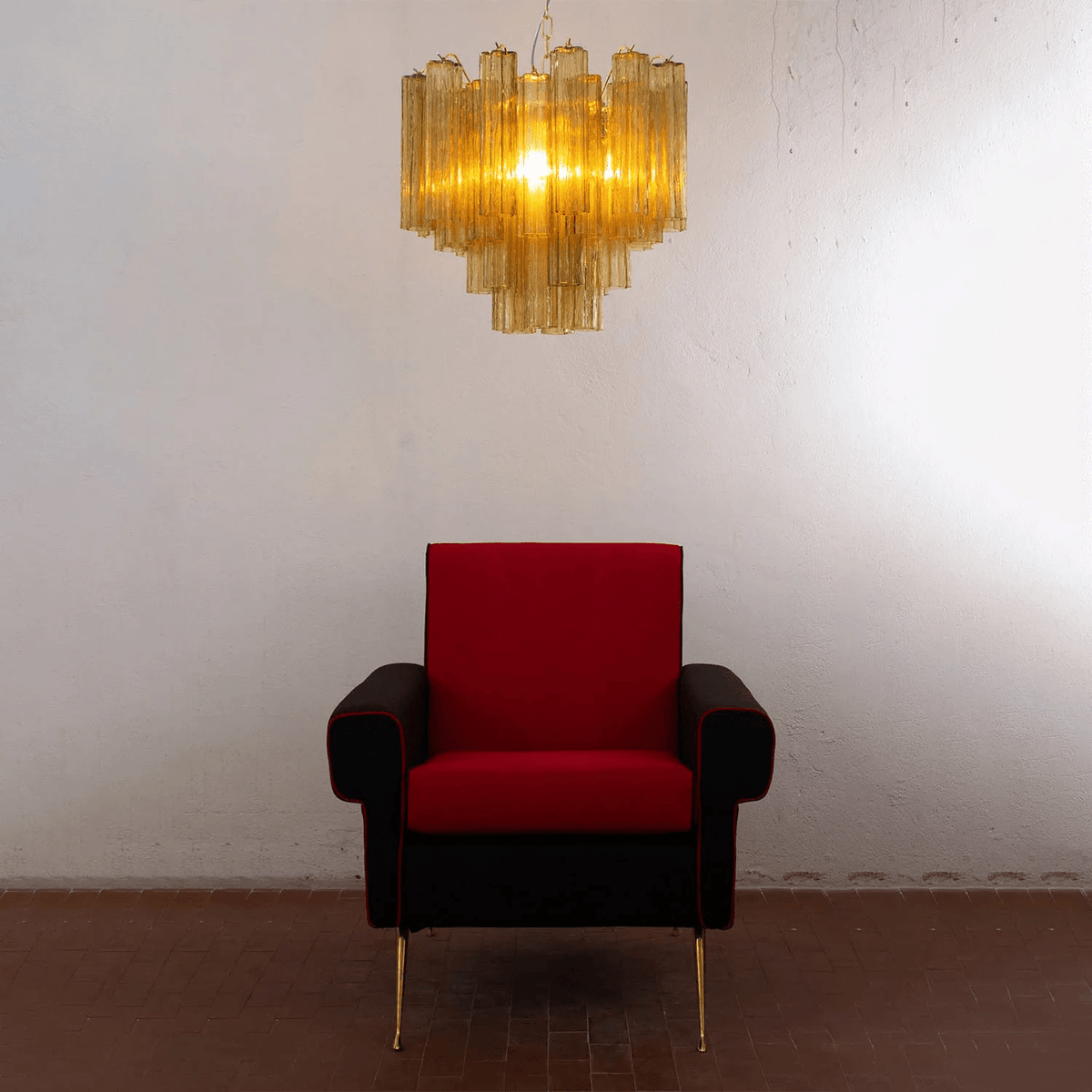 Brevenhill Glass Chandelier-Moonnatur