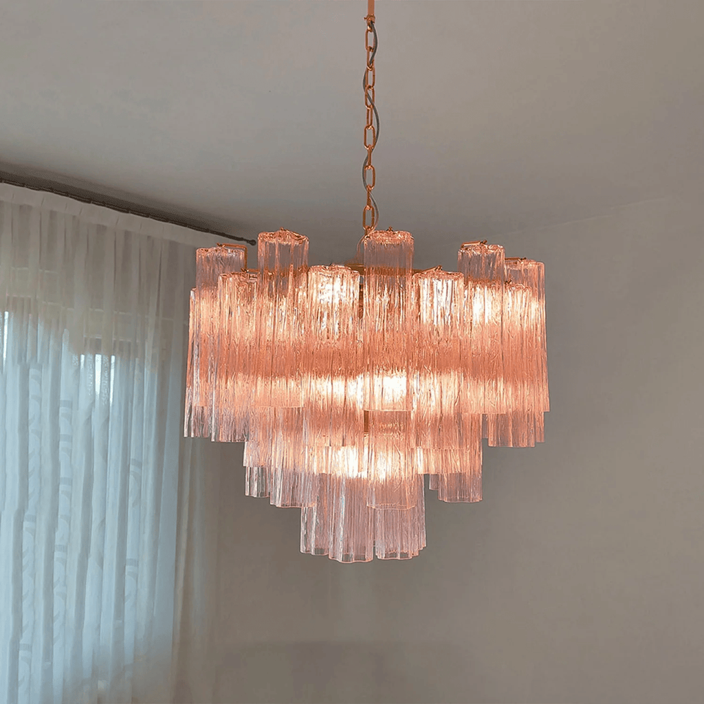Brevenhill Glass Chandelier-Moonnatur