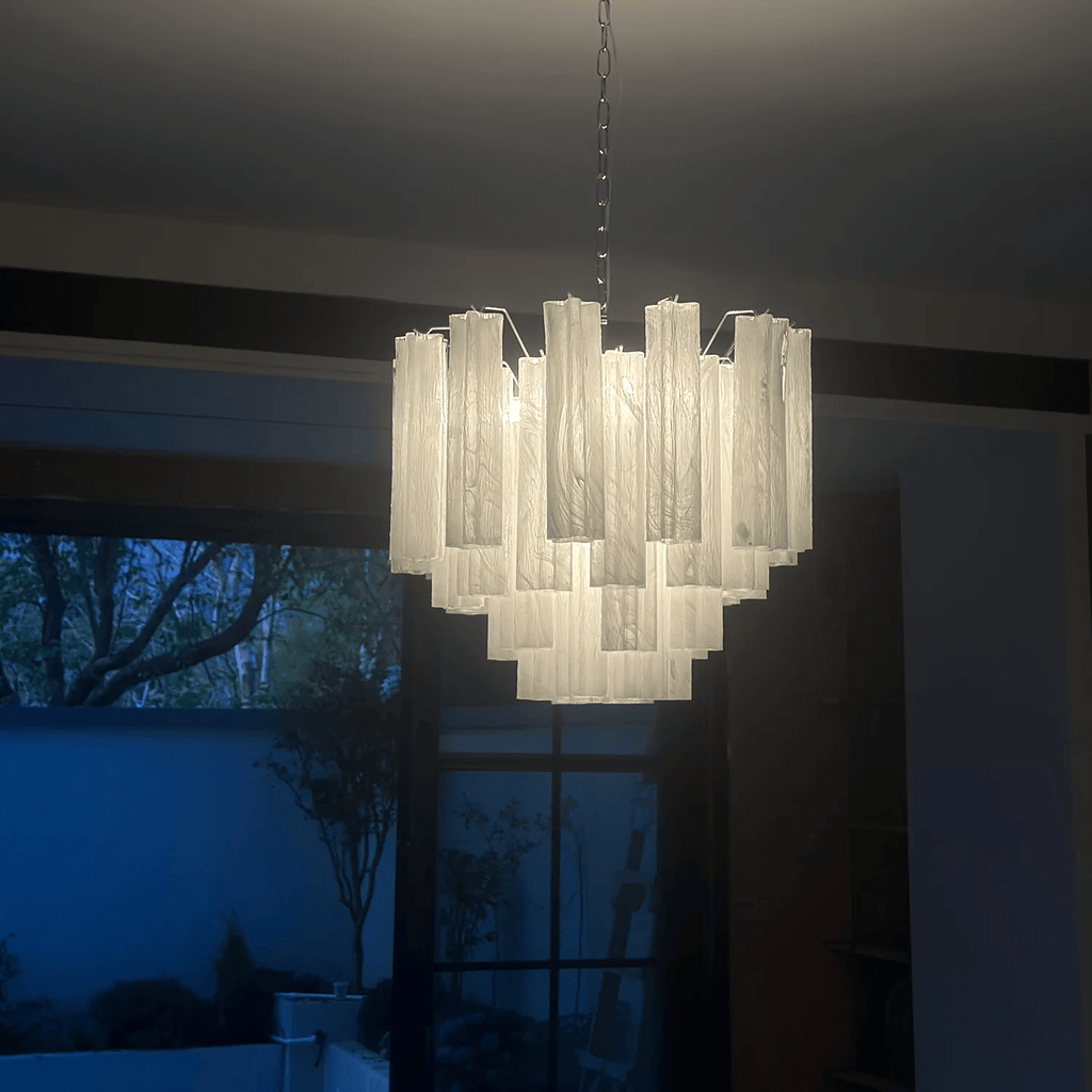 Brevenhill Glass Chandelier-Moonnatur
