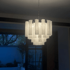 Brevenhill Glass Chandelier-Moonnatur