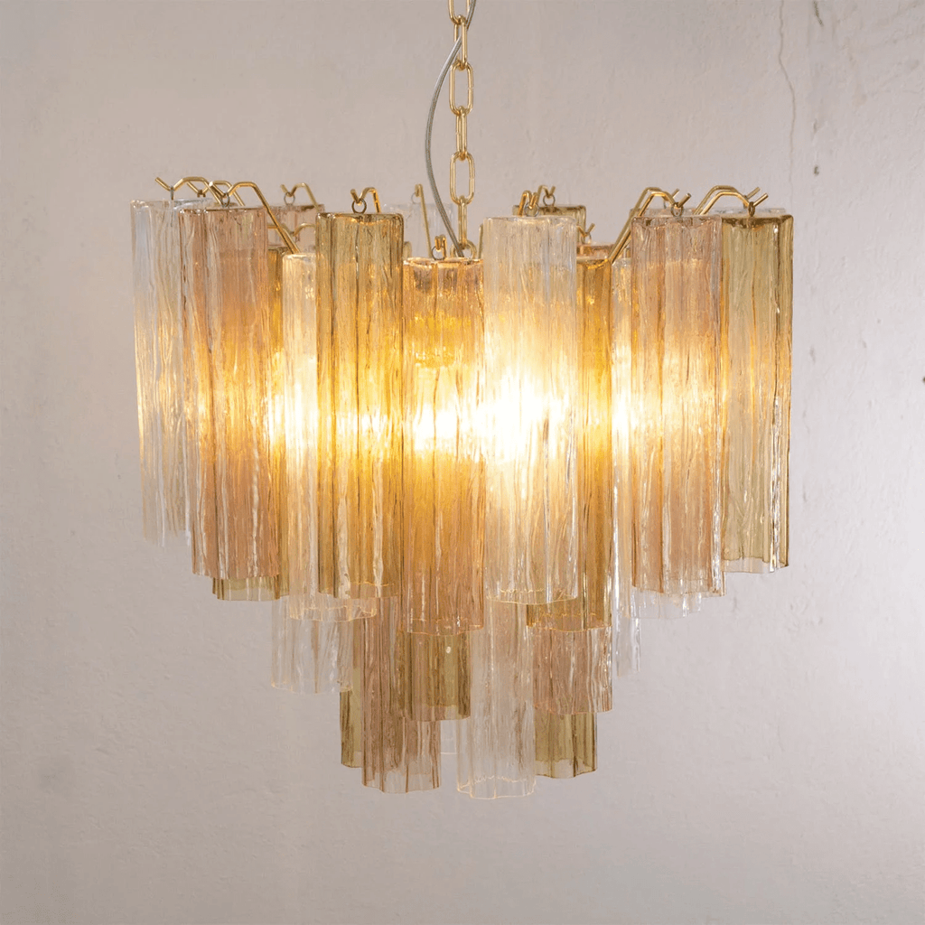 Brevenhill Glass Chandelier-Moonnatur