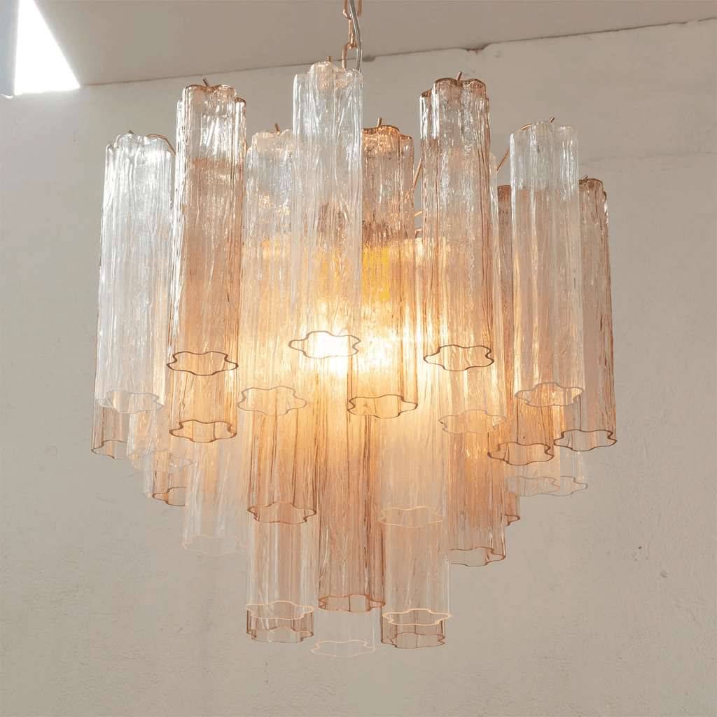 Brevenhill Glass Chandelier-Moonnatur