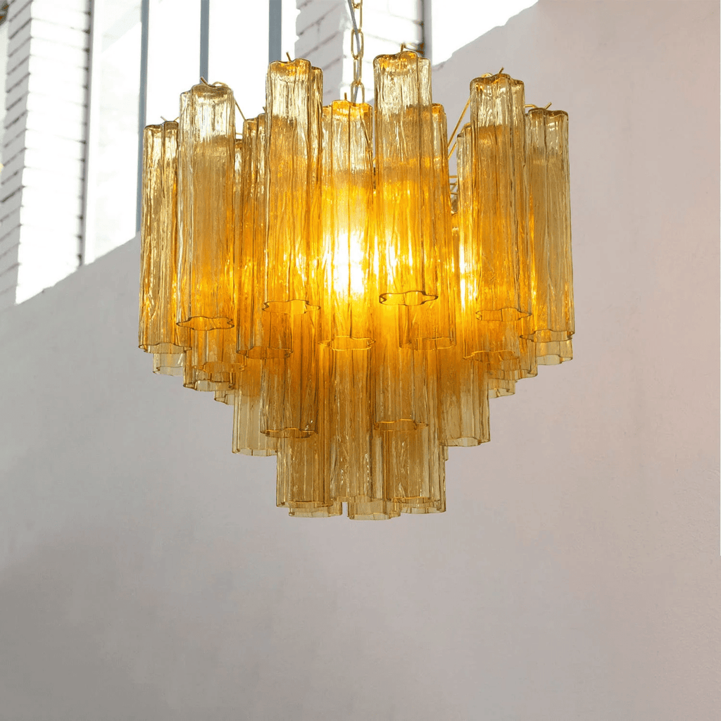 Brevenhill Glass Chandelier-Moonnatur