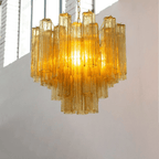 Brevenhill Glass Chandelier-Moonnatur