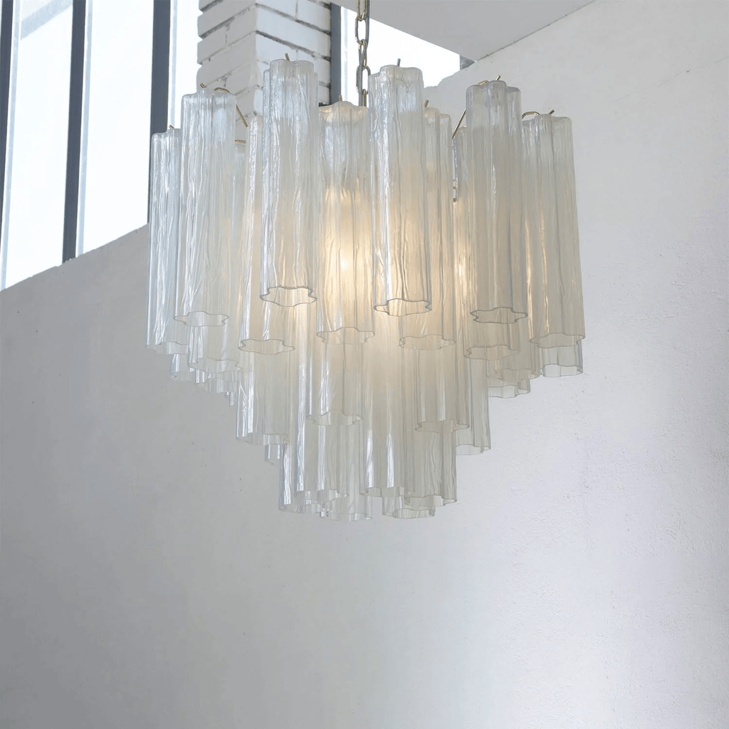 Brevenhill Glass Chandelier-Moonnatur