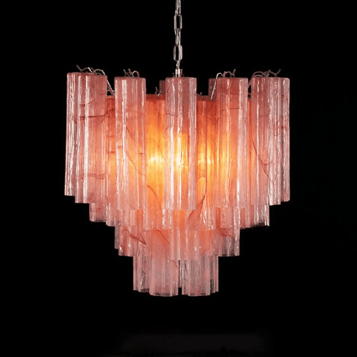 Brevenhill Glass Chandelier-Moonnatur