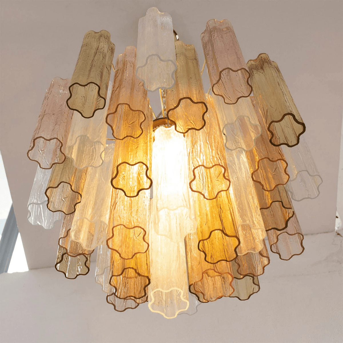 Brevenhill Glass Chandelier-Moonnatur