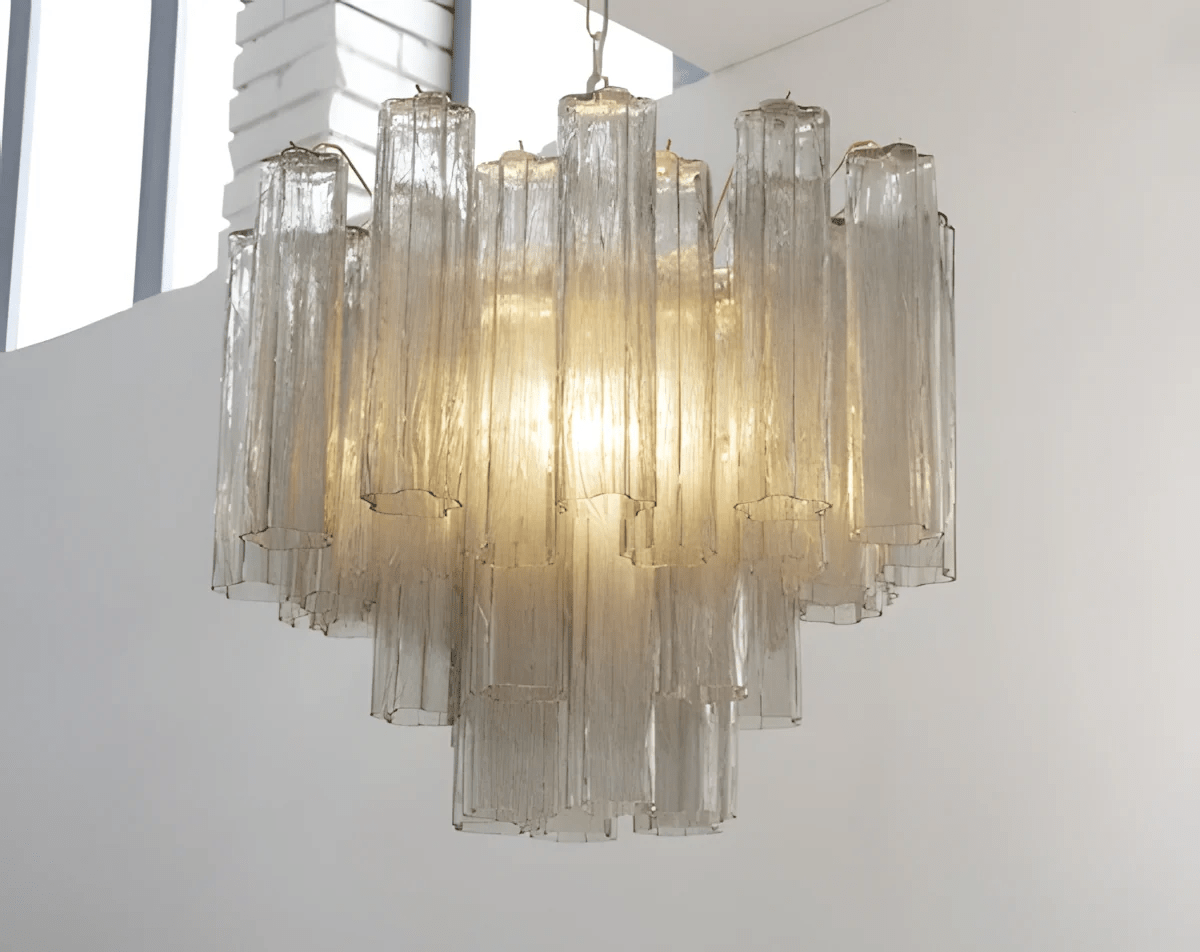 Brevenhill Glass Chandelier-Moonnatur
