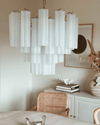 Brevenhill Glass Chandelier-Moonnatur