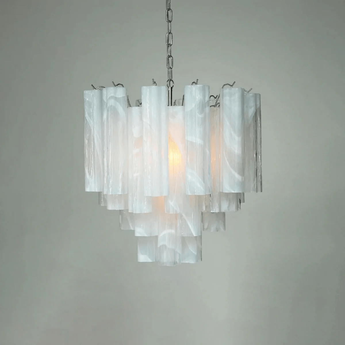 Brevenhill Glass Chandelier-Moonnatur