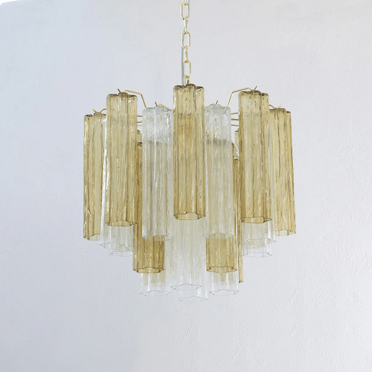 Brevenhill Glass Chandelier-Moonnatur