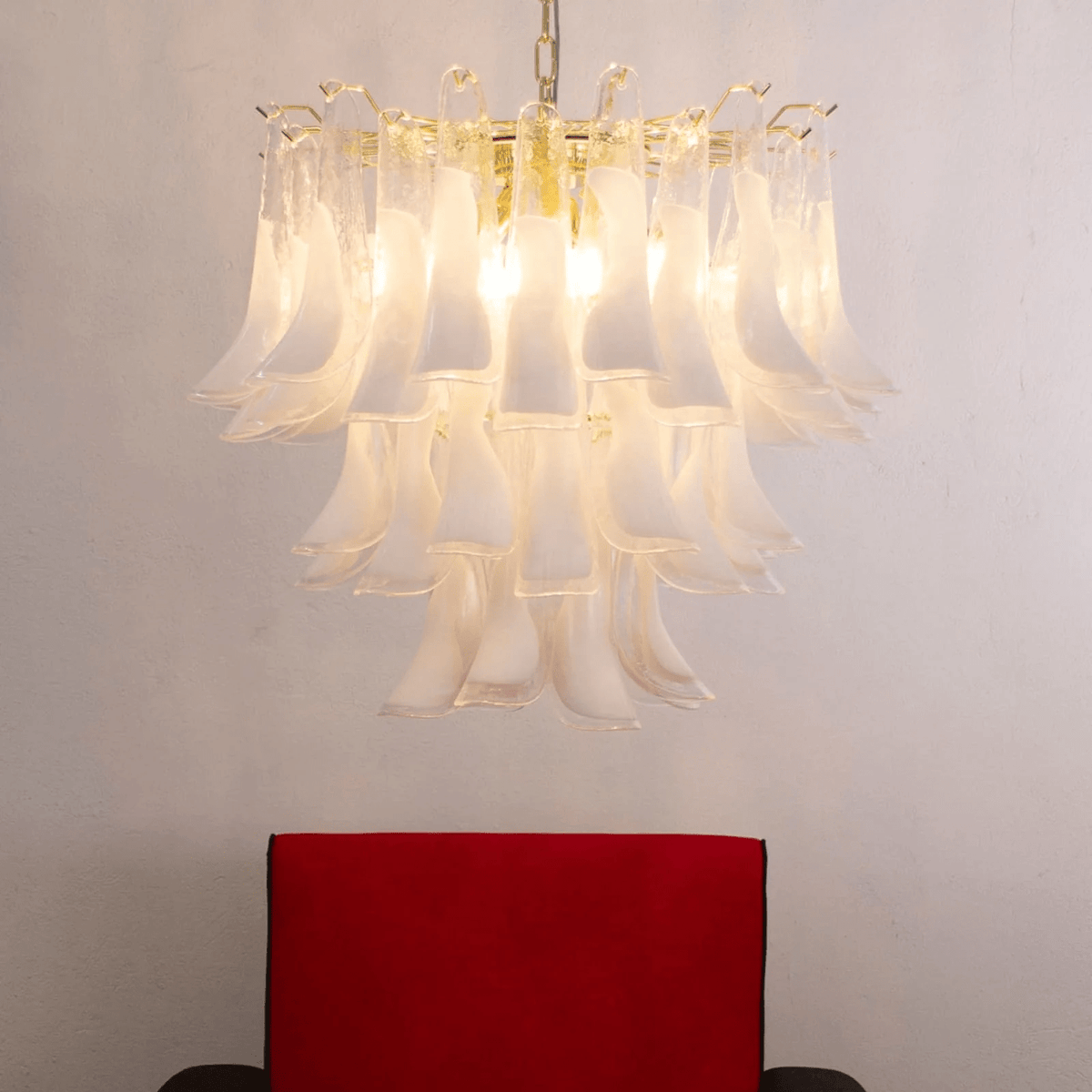 Brenelley Glass Chandelier-Moonnatur