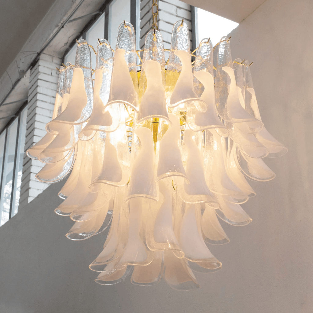 Brenelley Glass Chandelier-Moonnatur