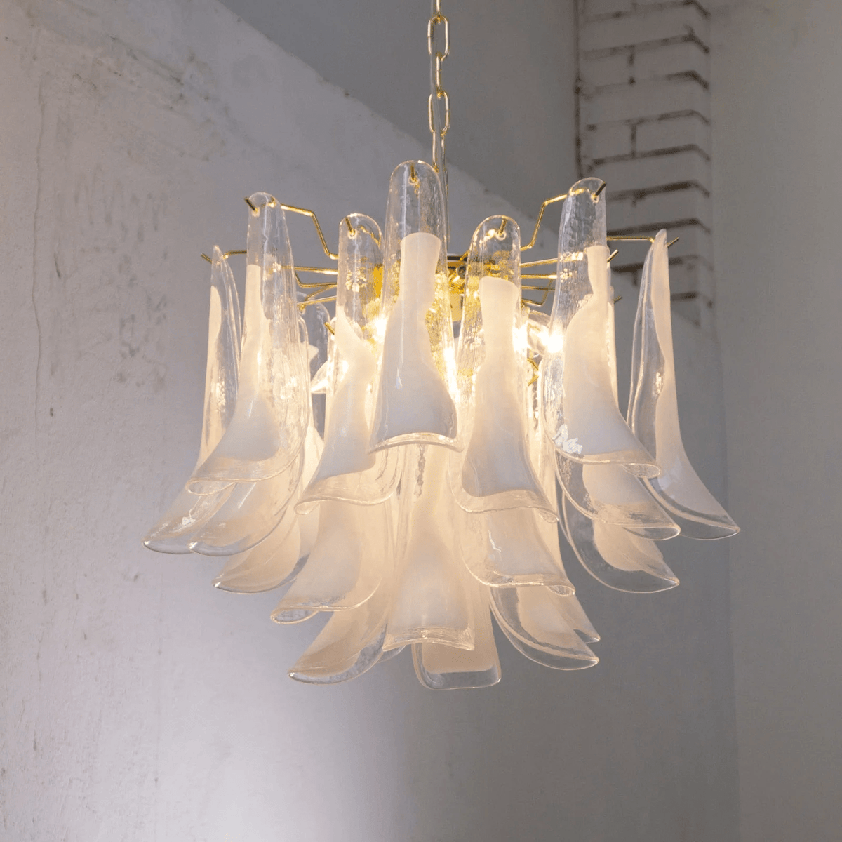 Brenelley Glass Chandelier-Moonnatur