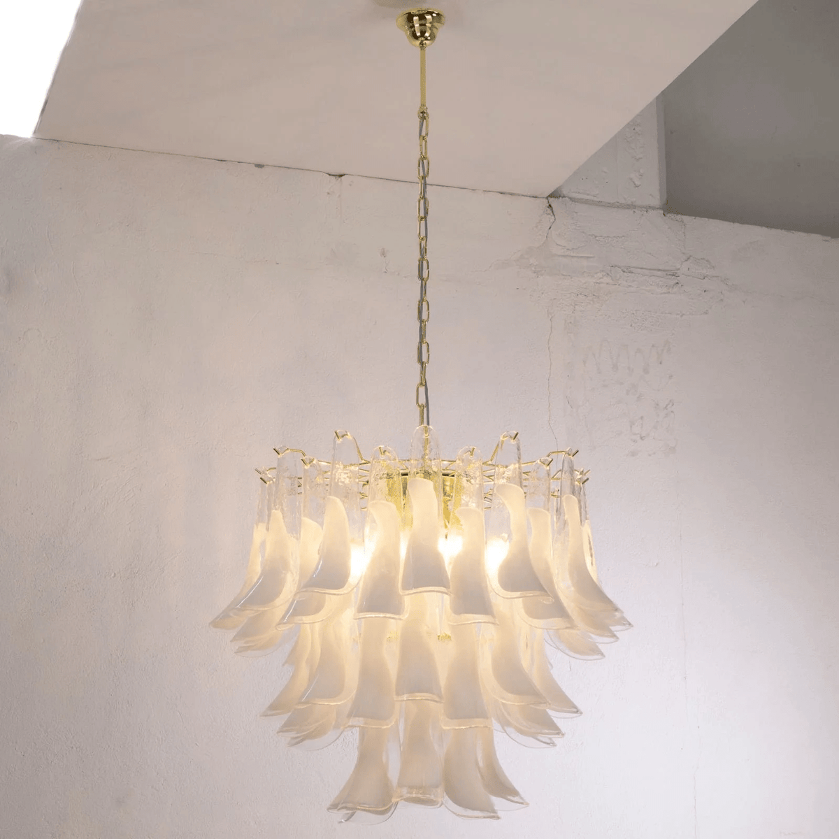 Brenelley Glass Chandelier-Moonnatur