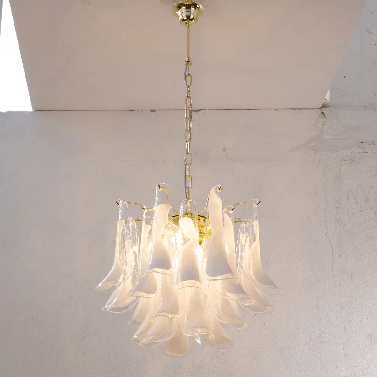 Brenelley Glass Chandelier-Moonnatur