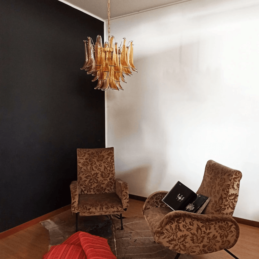 Brenelley Glass Chandelier-Moonnatur
