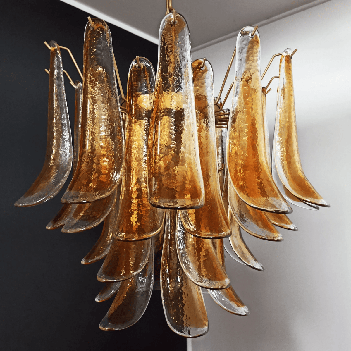 Brenelley Glass Chandelier-Moonnatur