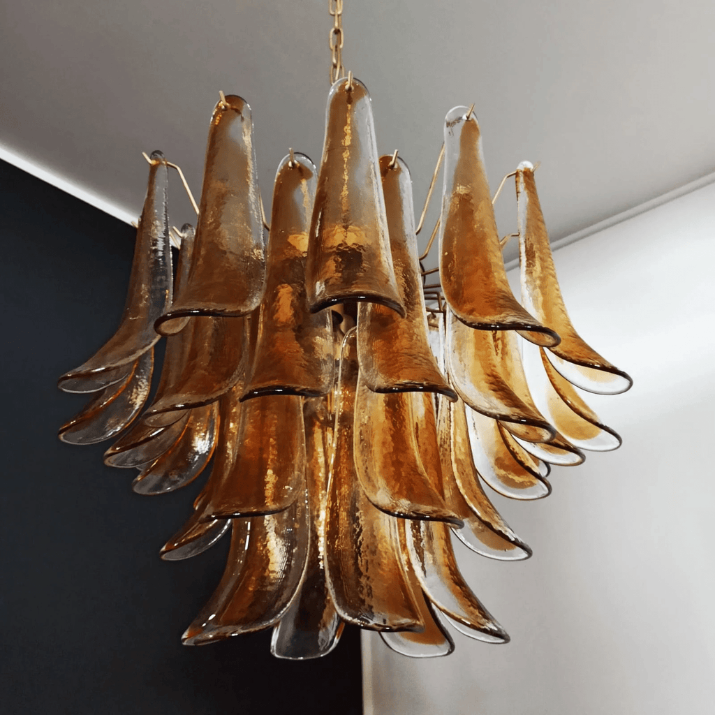 Brenelley Glass Chandelier-Moonnatur