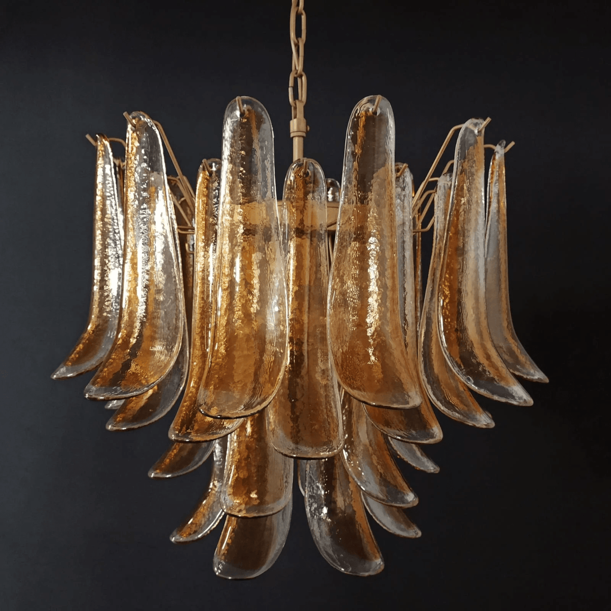 Brenelley Glass Chandelier-Moonnatur