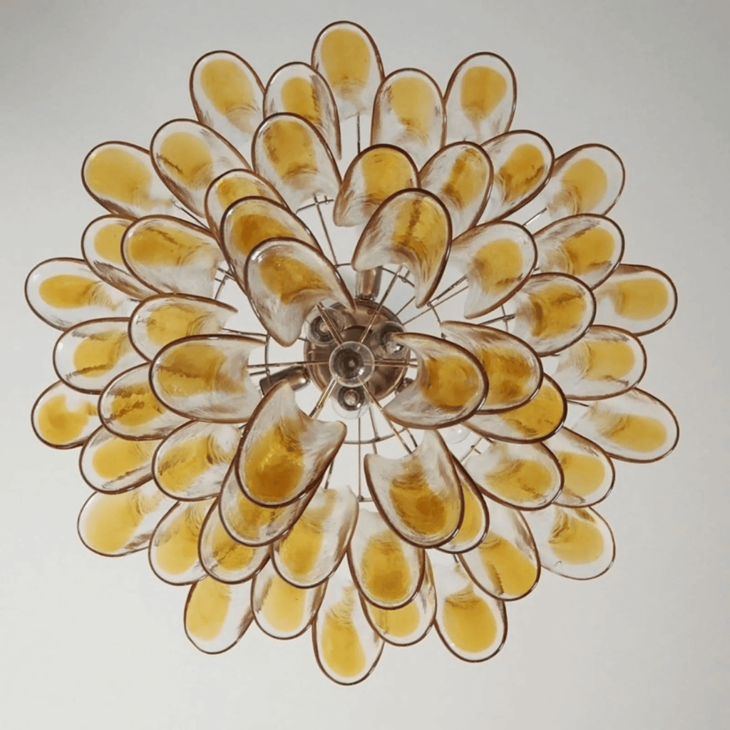 Brenelley Glass Chandelier-Moonnatur