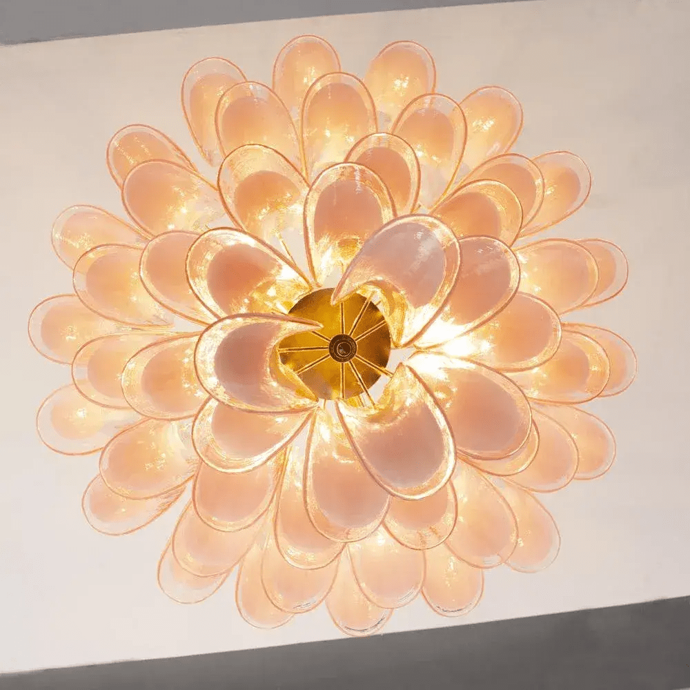 Brenelley Glass Chandelier-Moonnatur