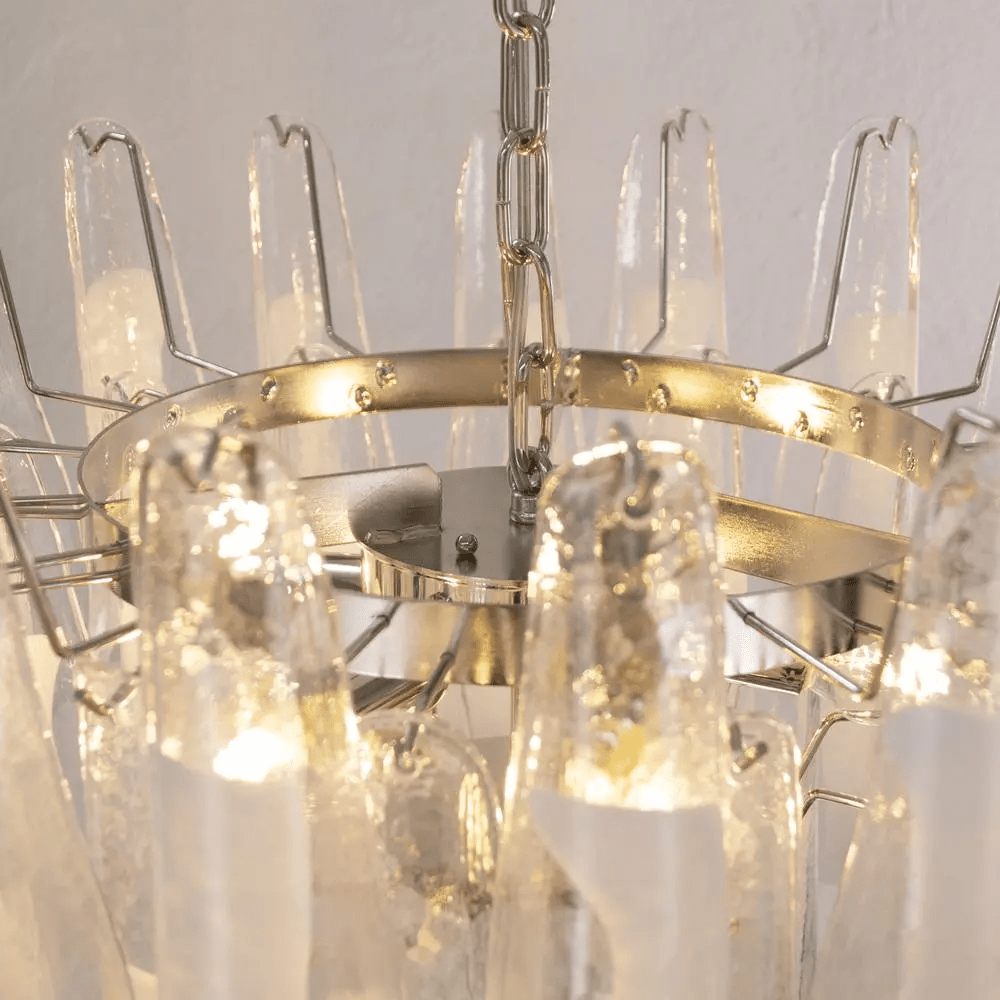Brenelley Glass Chandelier-Moonnatur