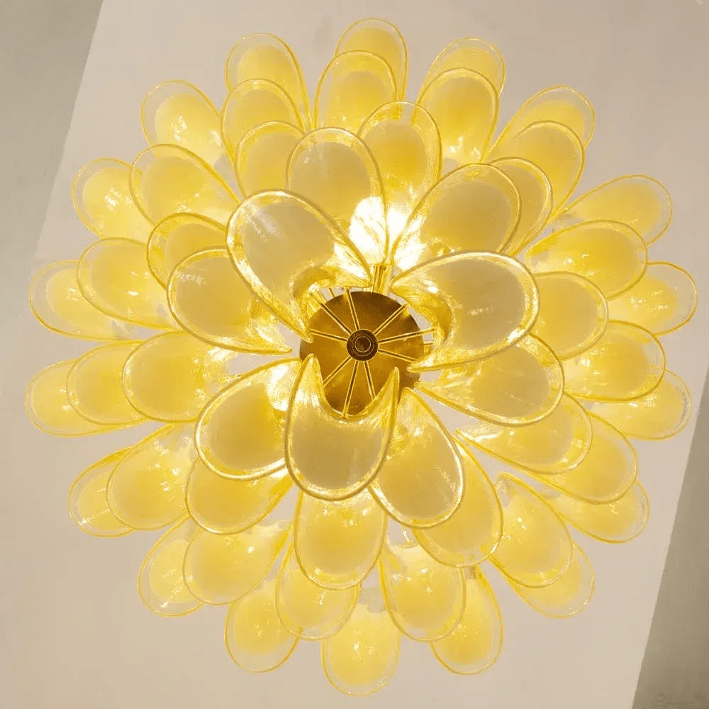 Brenelley Glass Chandelier-Moonnatur