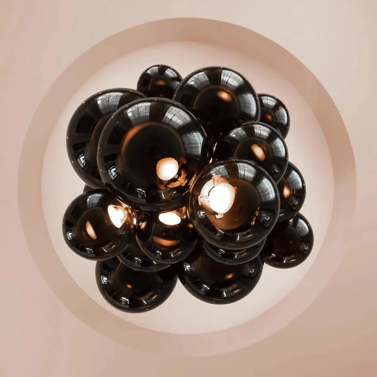 Laelera Glass Chandelier-Moonnatur