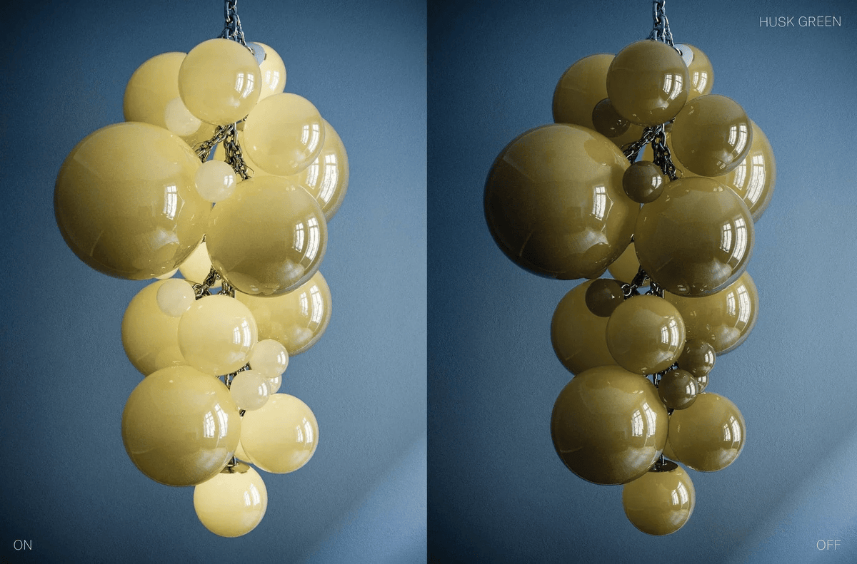 Laelera Glass Chandelier-Moonnatur
