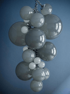 Laelera Glass Chandelier-Moonnatur