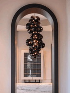 Laelera Glass Chandelier-Moonnatur