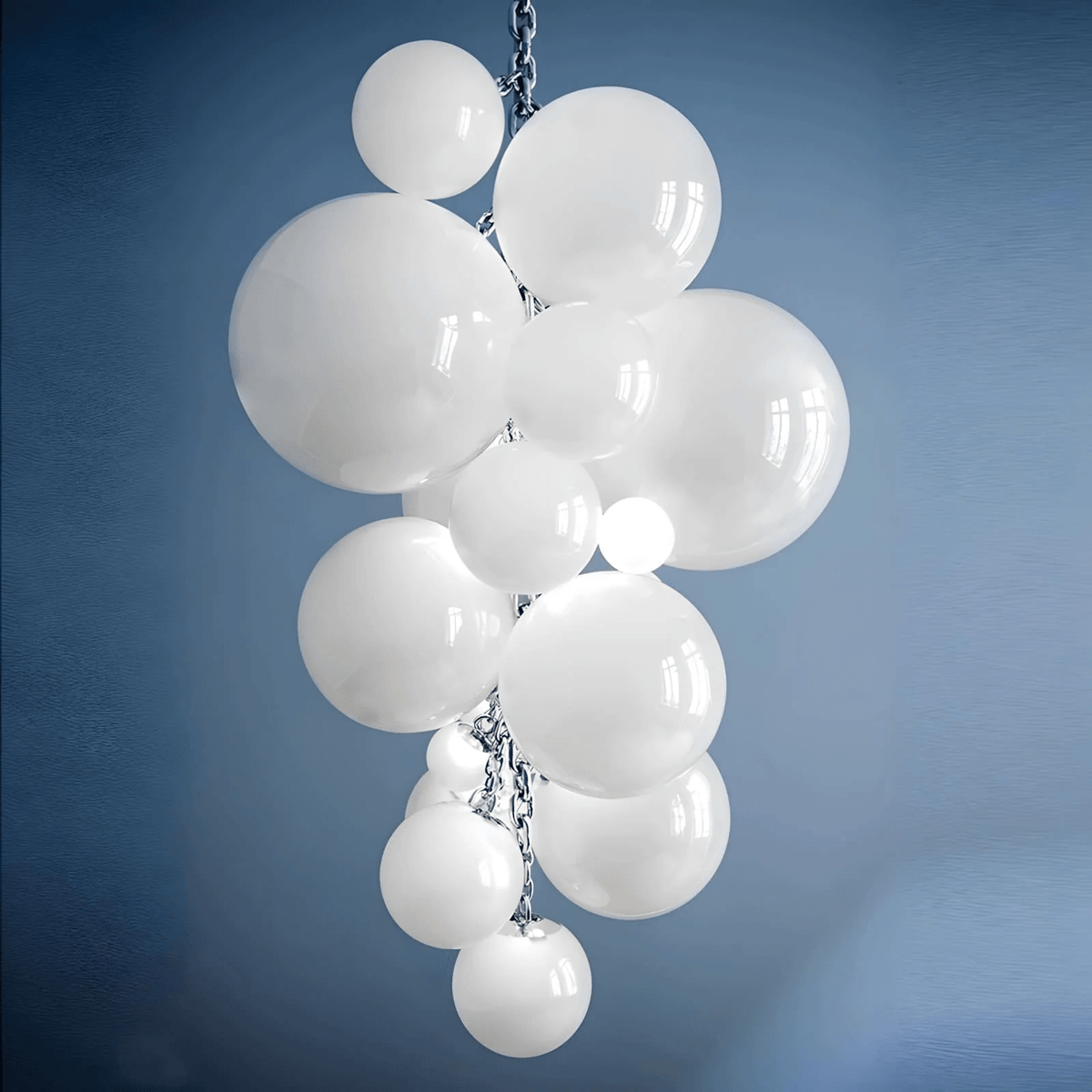 Laelera Glass Chandelier-Moonnatur