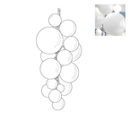Laelera Glass Chandelier-Moonnatur