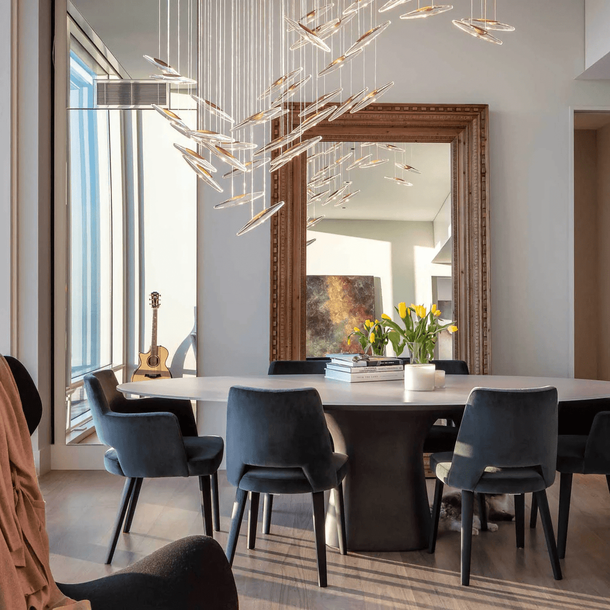 Wrenia Glass Chandelier-Moonnatur